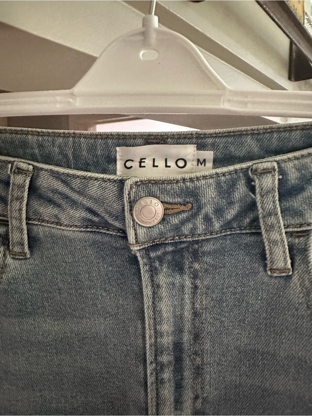Cello Light Blue Denim Pencil Skirt